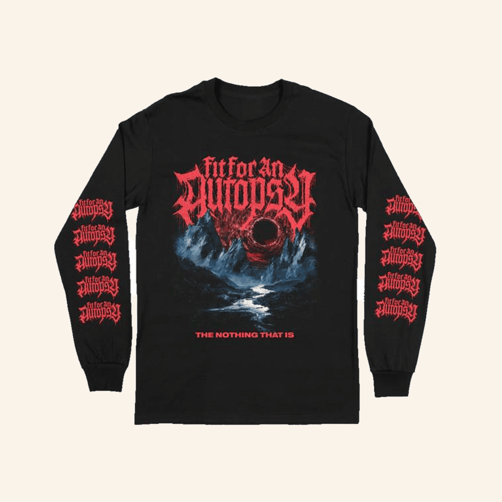 Fit For An Autopsy Merch Red Black Hole Long Sleeve T-Shirt Him Gifts Fit For An Autopsy Merch Red Black Hole Long Sleeve T-Shirt Him Gifts