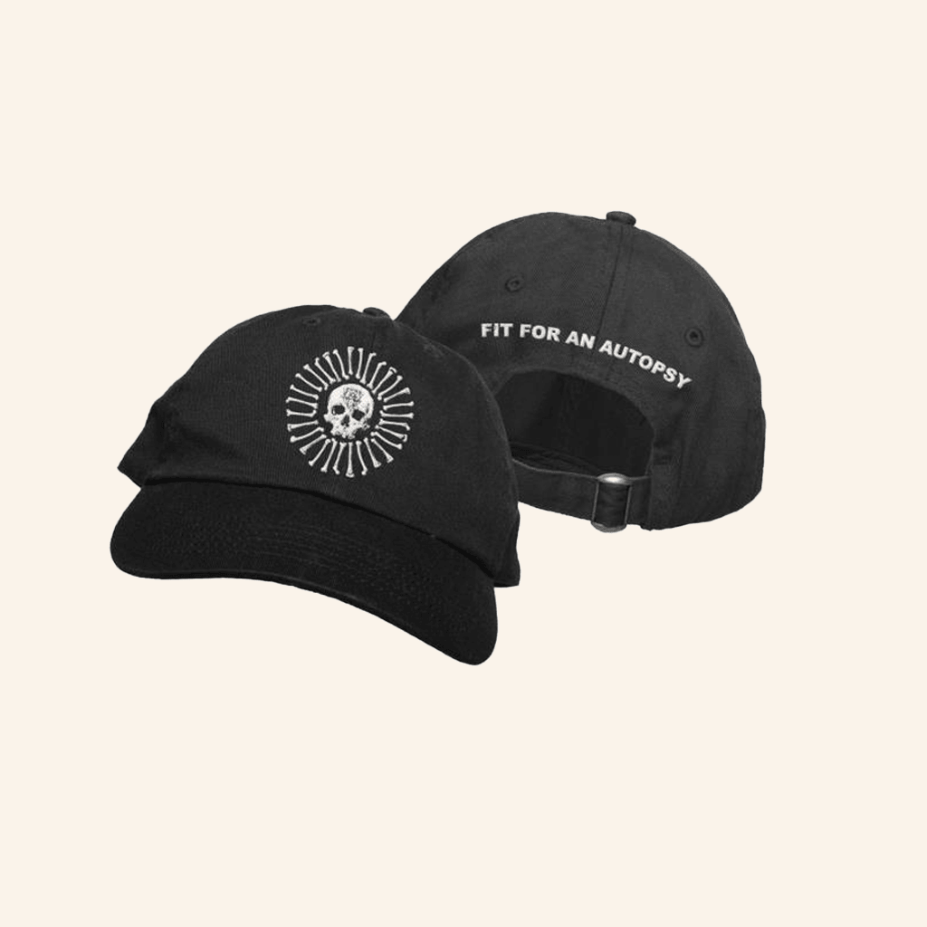 Fit For An Autopsy Merch Skull And Bone Embroidered Hat Gifts For Husband Fit For An Autopsy Merch Skull And Bone Embroidered Hat Gifts For Husband