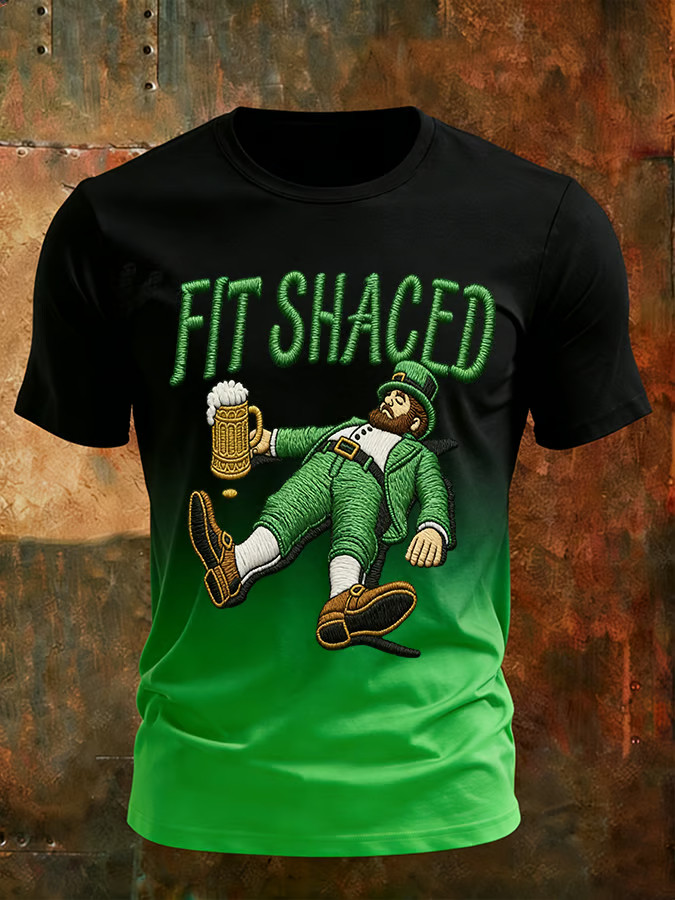 Fit Shaced T-Shirt Cool St Patrick's Day Shirts Best St Patrick's Gifts For Irish