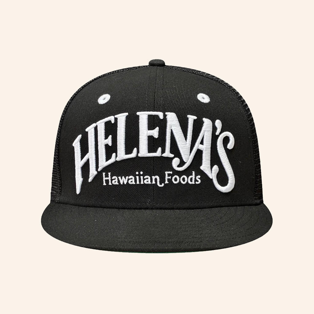 Fitted Hawaii Merch Helena's Snapback Trucker Hat Embroidered Gifts For Brother