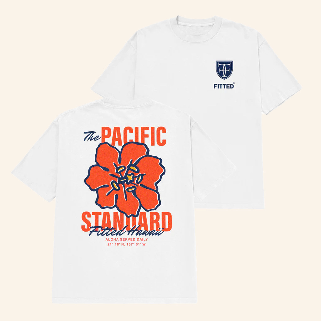 Fitted Hawaii Merch The Pacific Standard T-Shirt Christmas Gift Ideas For Her