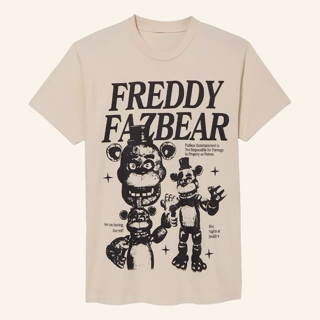 Five Nights At Freddy's Merch Five Nights at Freddy's Freddy Fazbear T-Shirt Gifts For Dudes Five Nights At Freddy's Merch Five Nights at Freddy's Freddy Fazbear T-Shirt Gifts For Dudes