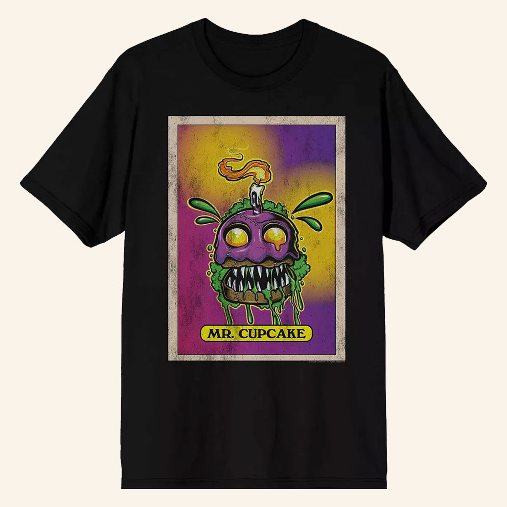 Five Nights At Freddy's Merch Five Nights At Freddy's Mr Cupcake Portrait T-Shirt Dad Gifts