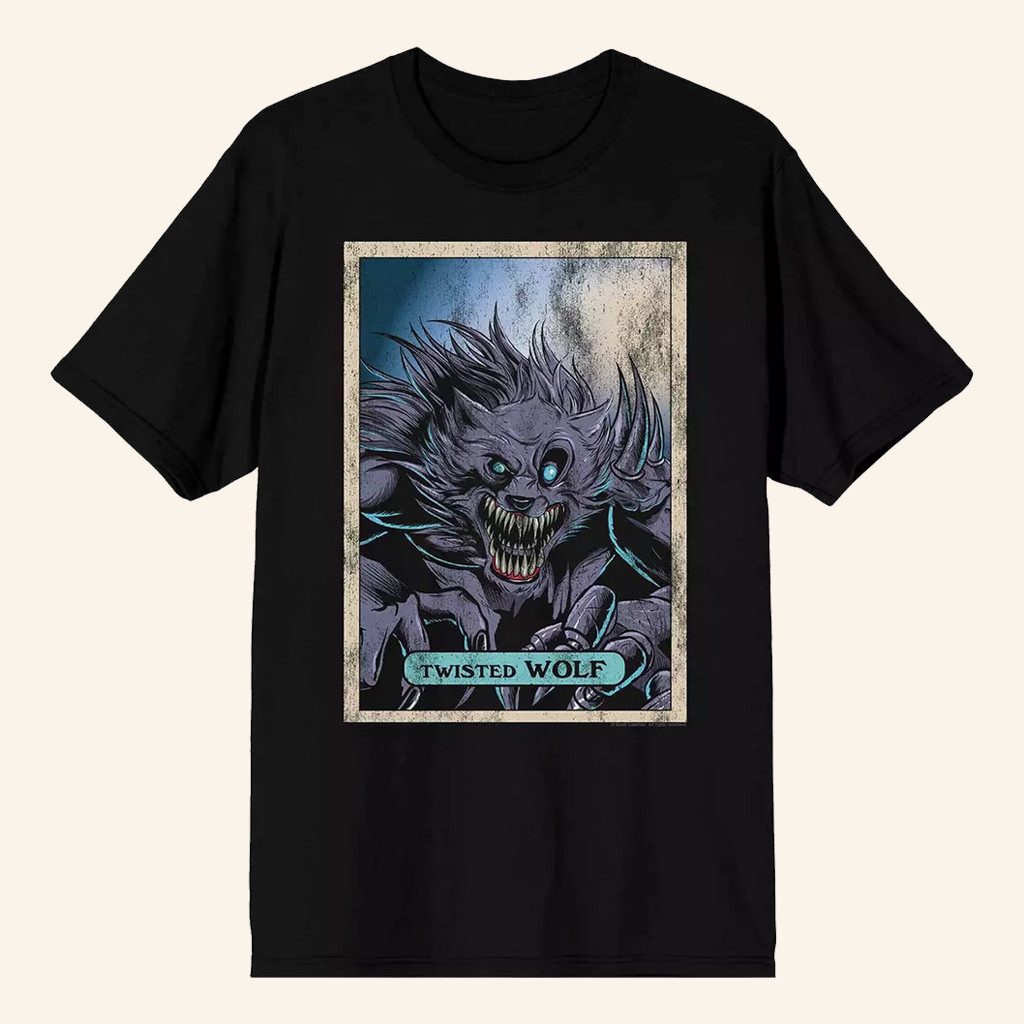 Five Nights At Freddy's Merch Five Nights At Freddy's Twisted Wolf Portrait T-Shirt Son Gifts