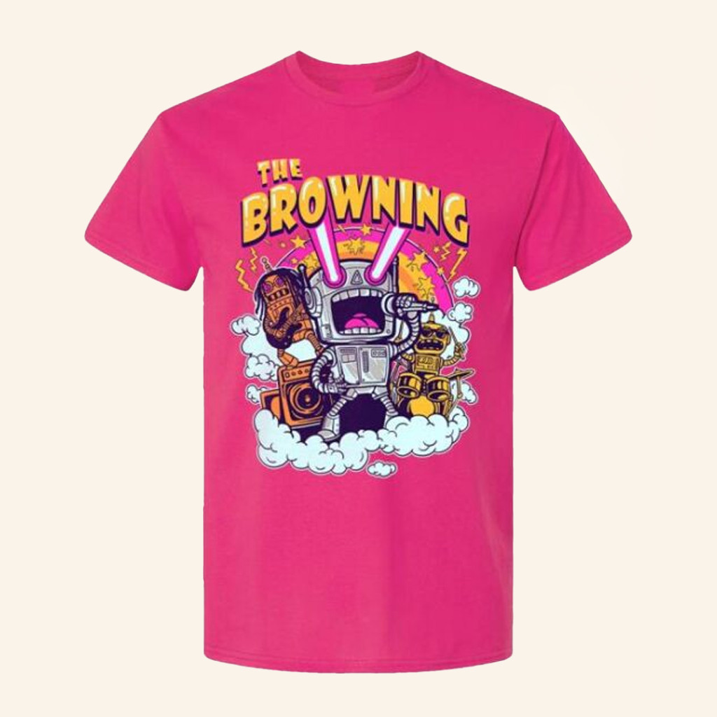 Fixt Merch The Browning Robot Shirt Funny Gifts For Friends Fixt Merch The Browning Robot Shirt Funny Gifts For Friends