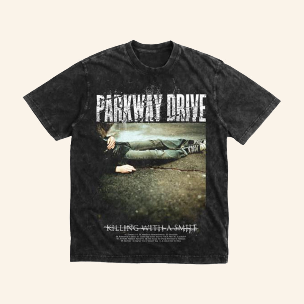 Flagship Apparel Merch Parkway Drive Killing With A Smile T-Shirt Gifts For Dad Flagship Apparel Merch Parkway Drive Killing With A Smile T-Shirt Gifts For Dad