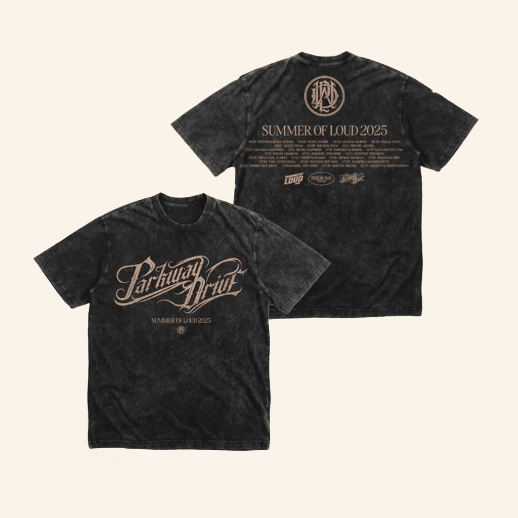 Flagship Apparel Merch Parkway Drive Summer Of Loud Tour Wash T-Shirt Gifts For Dad