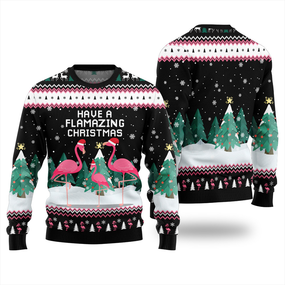 Flamazing Funny Ugly Christmas Sweater Popular Holiday Gift Merch for Everyone