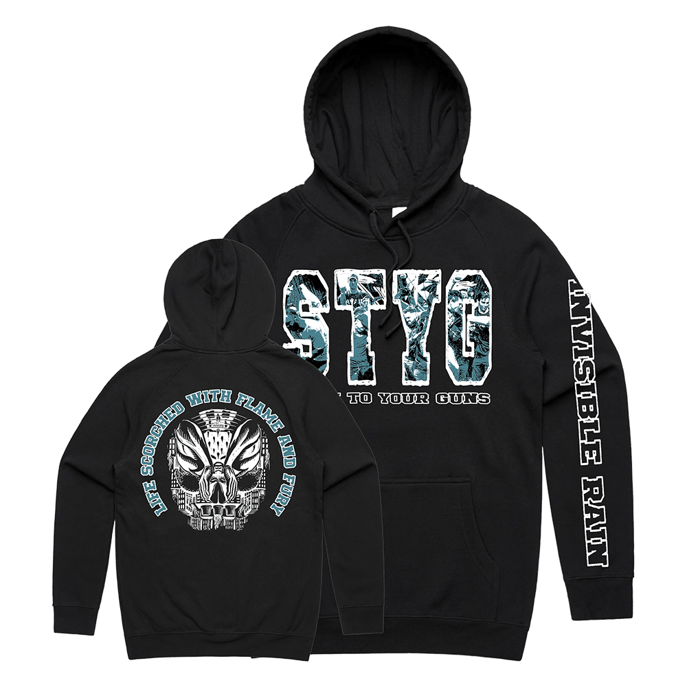 Flame And Fury Hoodie Stick To Your Guns Merch Gift for Dad Hardcore Style Hoodie Flame And Fury Hoodie Stick To Your Guns Merch Gift for Dad Hardcore Style Hoodie