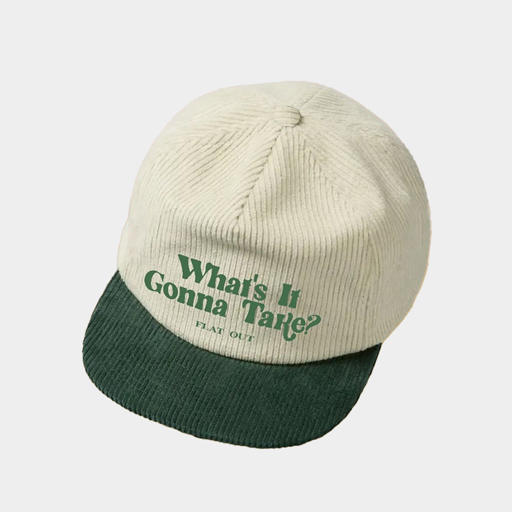 Flat Out Merch What's It Gonna Take Release Embroidered Hat Flat Out Hat Gifts For BFF