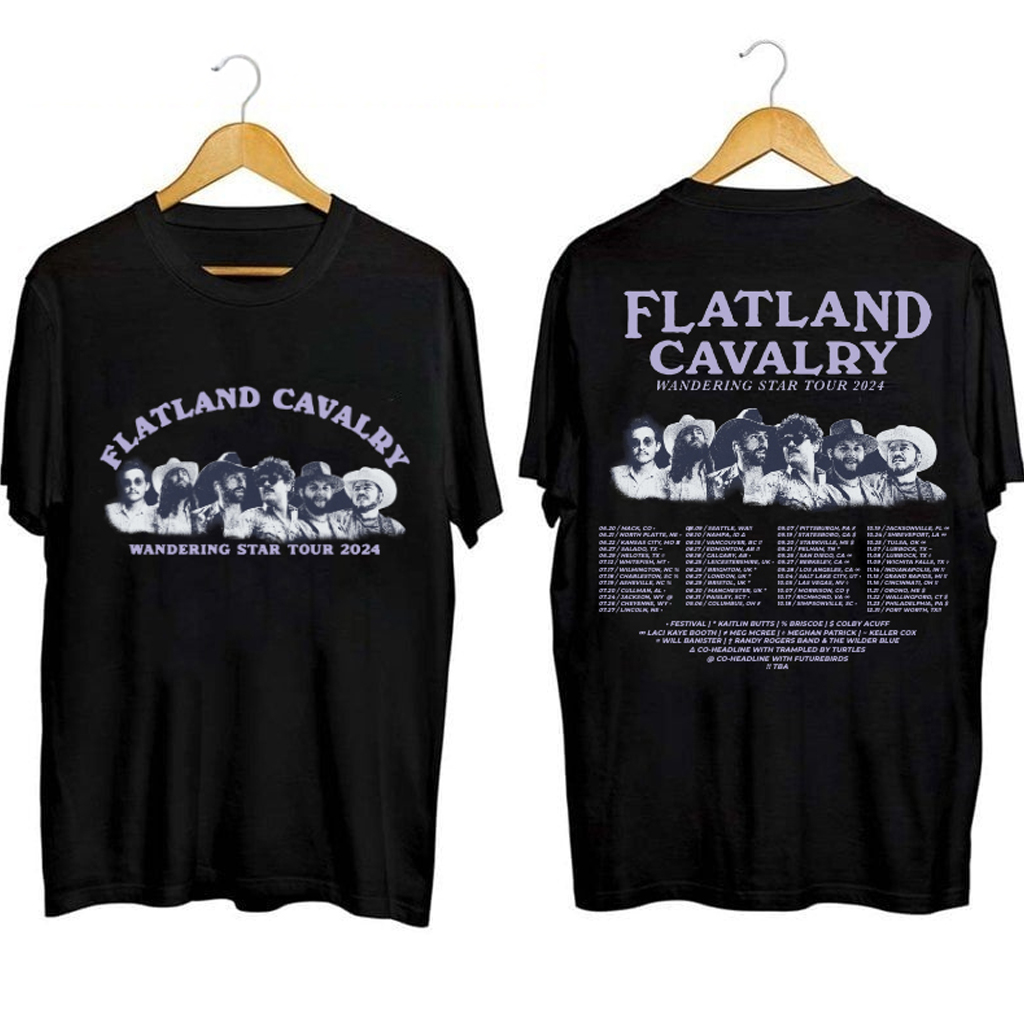 Flatland Cavalry Wandering Star Tour 2024 Shirt Flatland Cavalry Merch Gifts For Music Lovers Flatland Cavalry Wandering Star Tour 2024 Shirt Flatland Cavalry Merch Gifts For Music Lovers