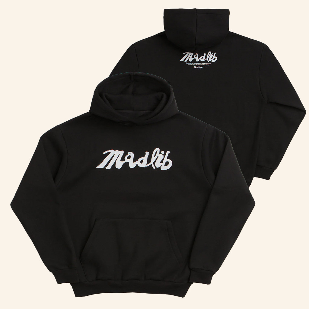 Flatspot Merch Butter Goods X Madlib Madlib Hoodie Christmas Gifts For Dudes Flatspot Merch Butter Goods X Madlib Madlib Hoodie Christmas Gifts For Dudes