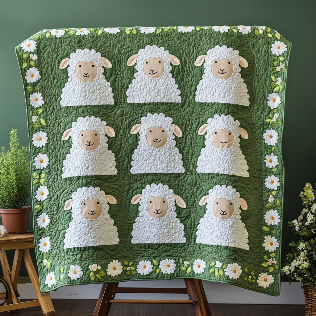 Fleece Dreams Quilted Blanket Gifts For Sheep Lovers