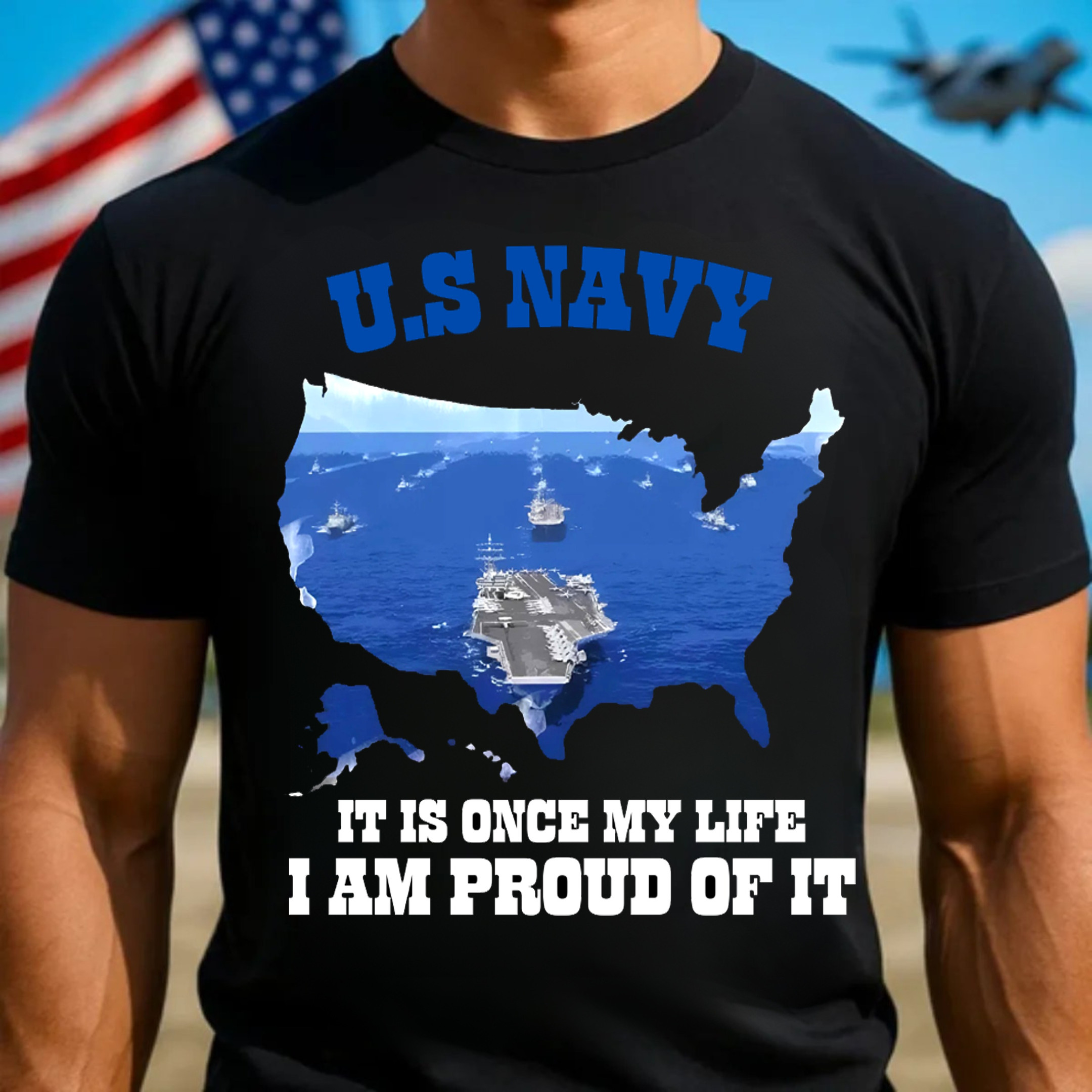 Fleet Map U.S. Navy Veteran Shirt I Am Proud Of It Proud Navy Veteran Tee Gifts For Men