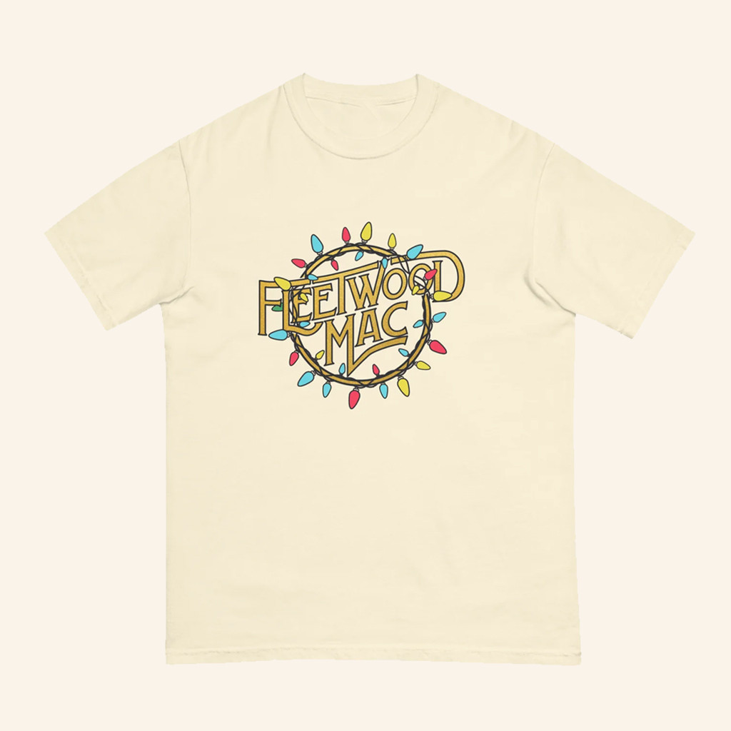 Fleetwood Mac Merch Holiday Lights T-Shirt Christmas Presents For Her