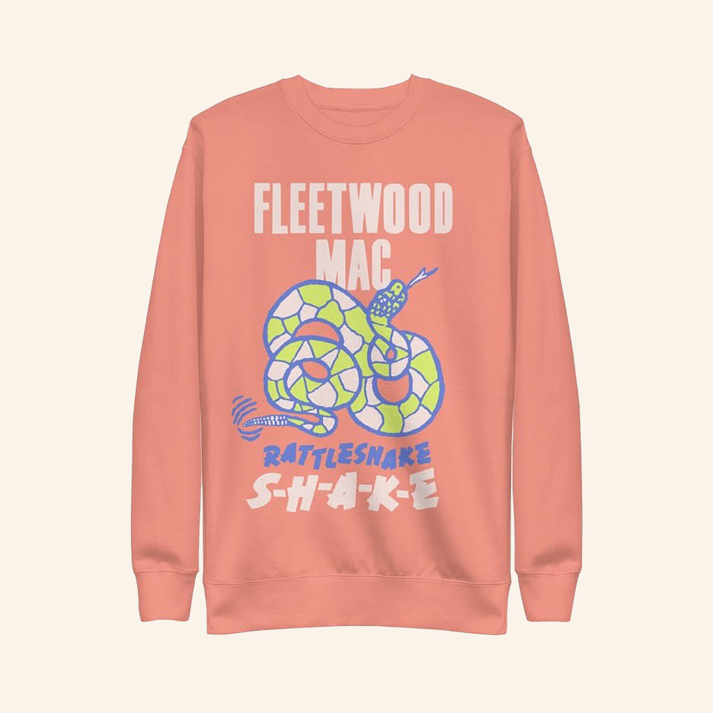 Fleetwood Mac Merch Rattlesnake Shake Crewneck Sweatshirt Christmas Gifts For Mom