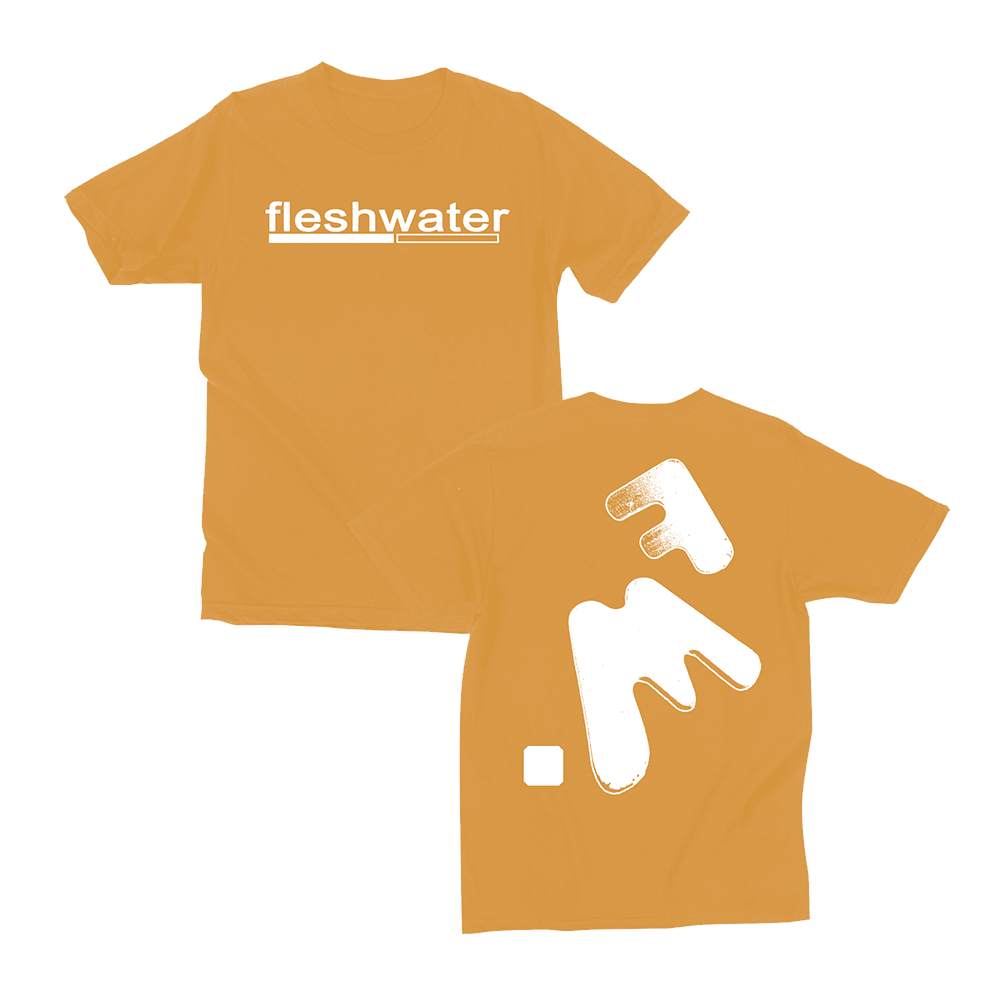 Fleshwater Merch Fleshwater Yellow Letters T-Shirt Father's Day Gifts For Him Fleshwater Merch Fleshwater Yellow Letters T-Shirt Father's Day Gifts For Him