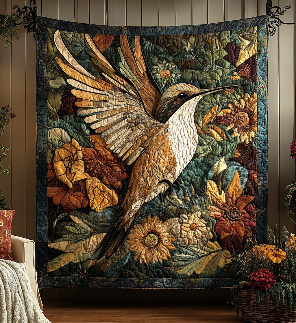 Flight of Grace Quilted Blanket Gift Ideas For Bird Lovers