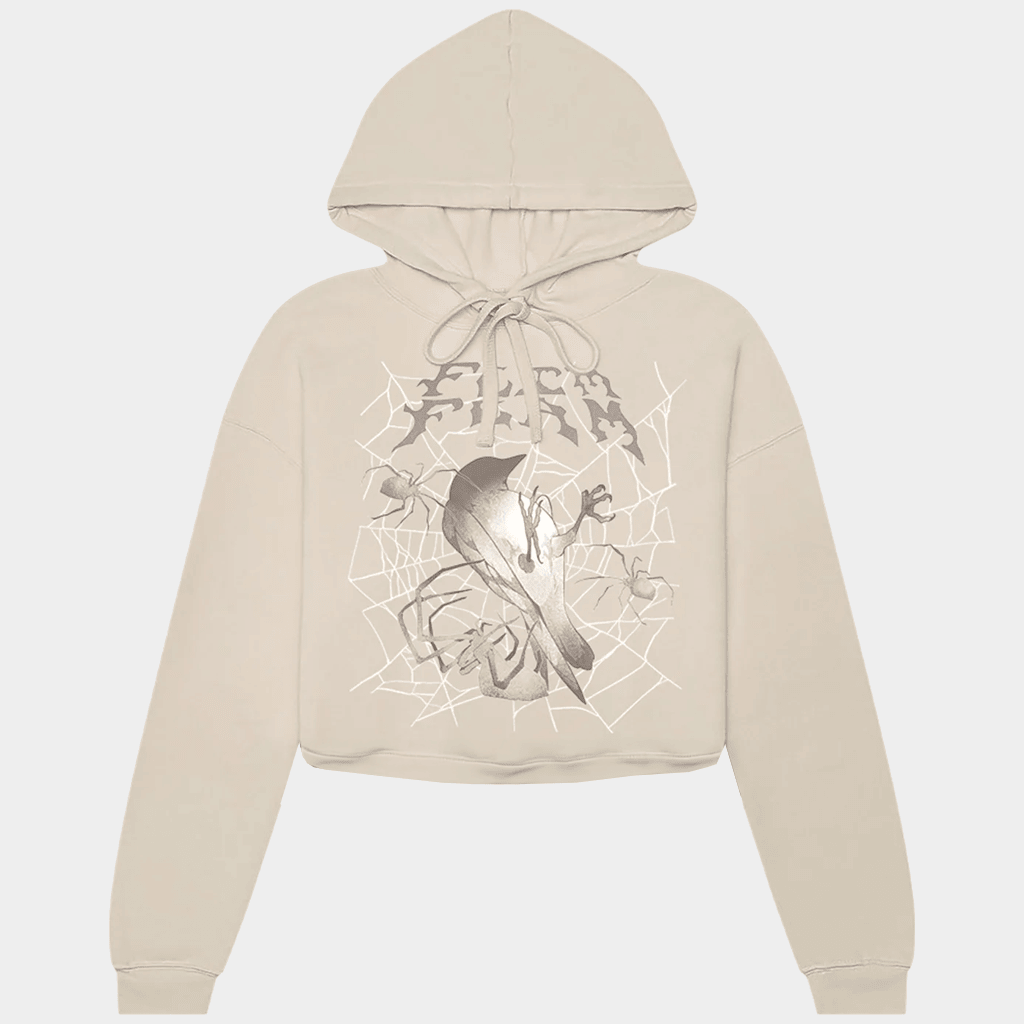 Flim Flam Merch Bird Web Cropped Hoodie Birthday Gift Ideas For Her Flim Flam Merch Bird Web Cropped Hoodie Birthday Gift Ideas For Her