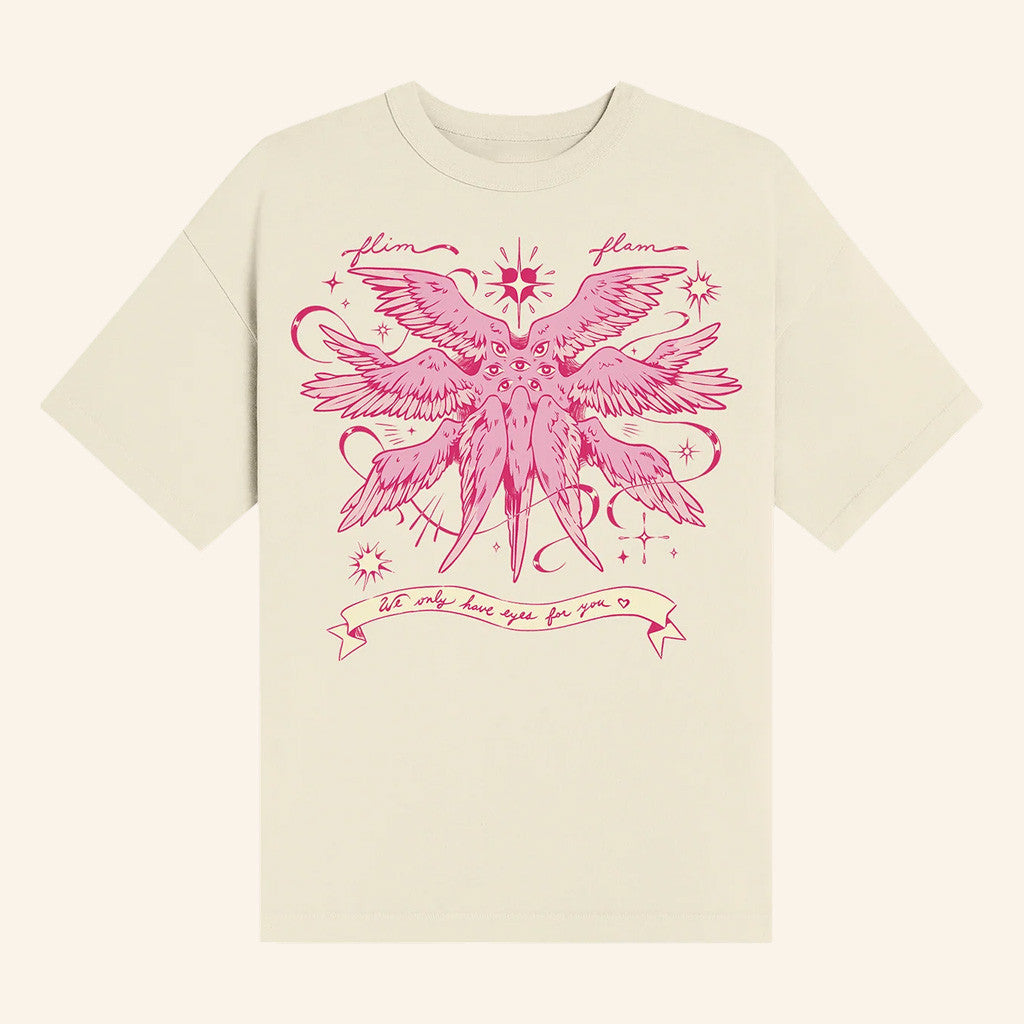 Flimflam Merch Flim Flam Angel Natural T-Shirt Gifts For Girlfriend Flimflam Merch Flim Flam Angel Natural T-Shirt Gifts For Girlfriend