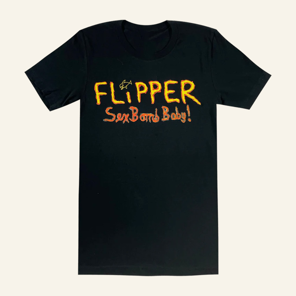 Flipper Merch Sex Bomb Baby Black T-Shirt Christmas Gifts For Guys