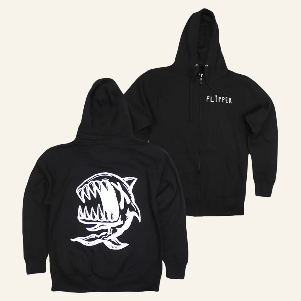Flipper Merch X Fish Black Zip Hoodie Unique Christmas Gifts For Husband Flipper Merch X Fish Black Zip Hoodie Unique Christmas Gifts For Husband