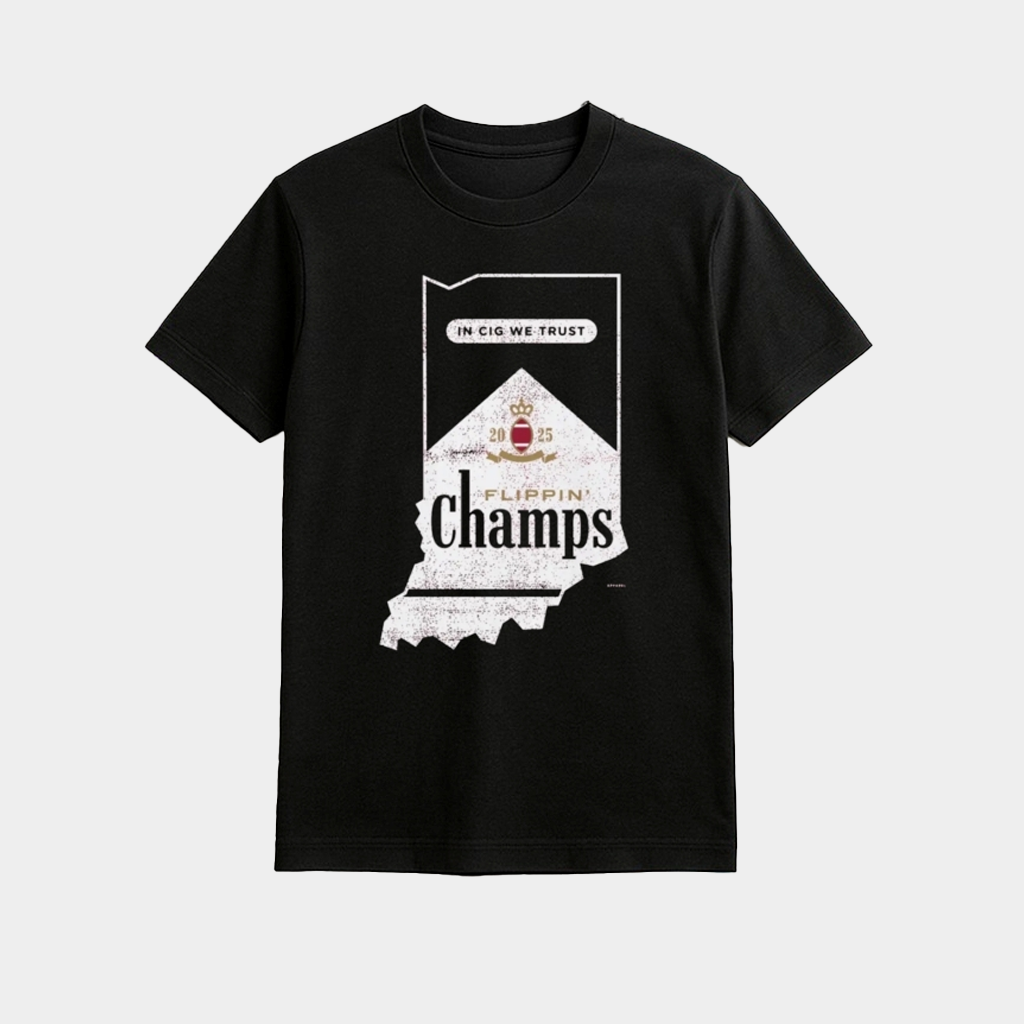 Flippin Champs Indiana Shirt Indiana Football Rose Bowl Game Champions 2026 Shirt Fan Merch