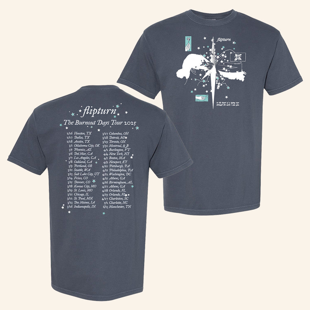 Flipturn Merch The Burnout Days Tour T-Shirt Gifts For Dad Flipturn Merch The Burnout Days Tour T-Shirt Gifts For Dad