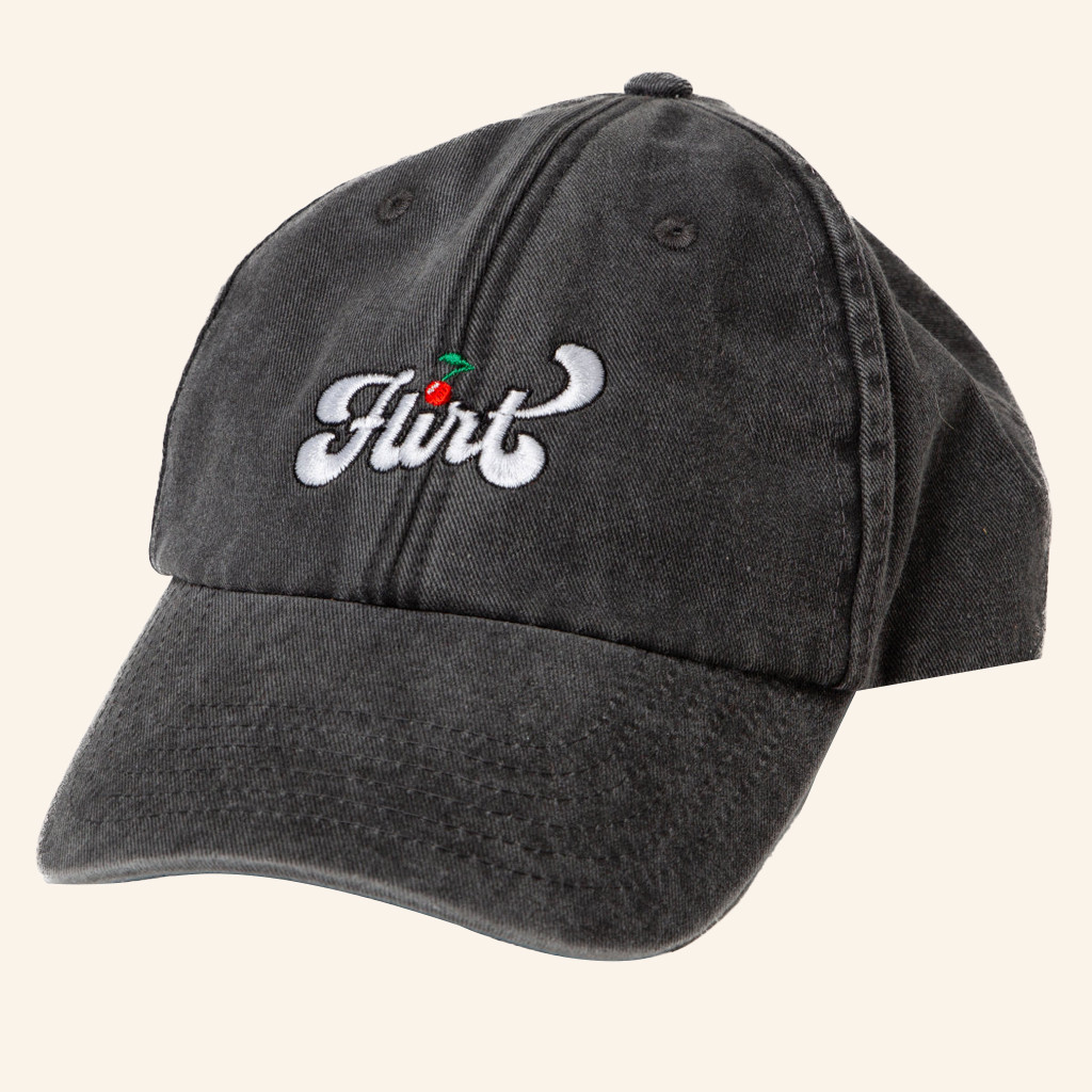 Flirt Recordings Merch Flirt Embroidered Hat Gifts For Music Enthusiasts