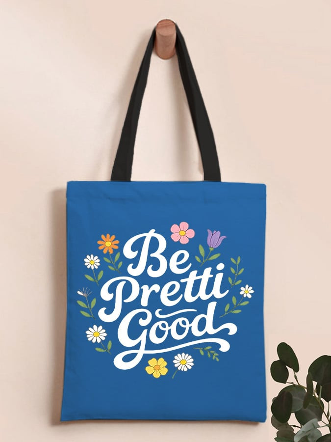 Floral Be Pretti Good Tote Bag I Stand With Minnesota Bag We Are All Pretti Good Merch