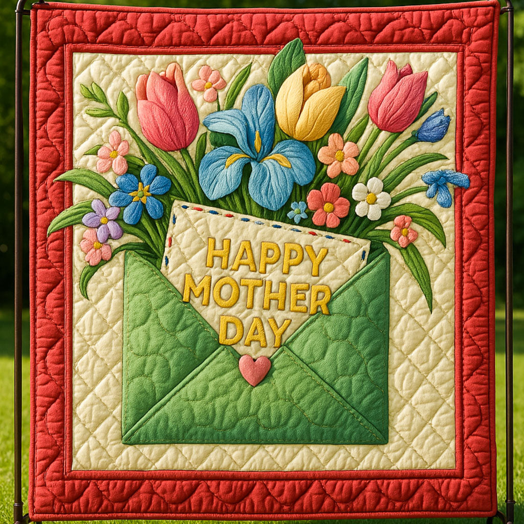 Floral Envelope Quilted Blanket Best Throw Blanket Christmas Ideas For Mom