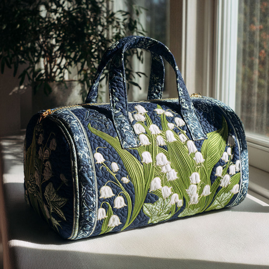 Floral Hearth Tale Quilted Duffle Bag Home Garden Travel Bag Best Gift For Cozy Lovers Camping Outdoor