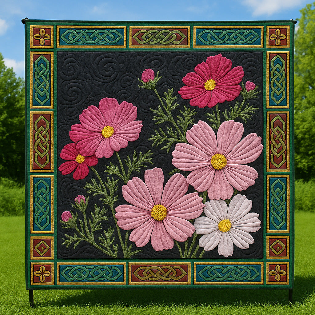Floral Panel Quilted Blanket Couch Throw BlanketGood Family Christmas Present