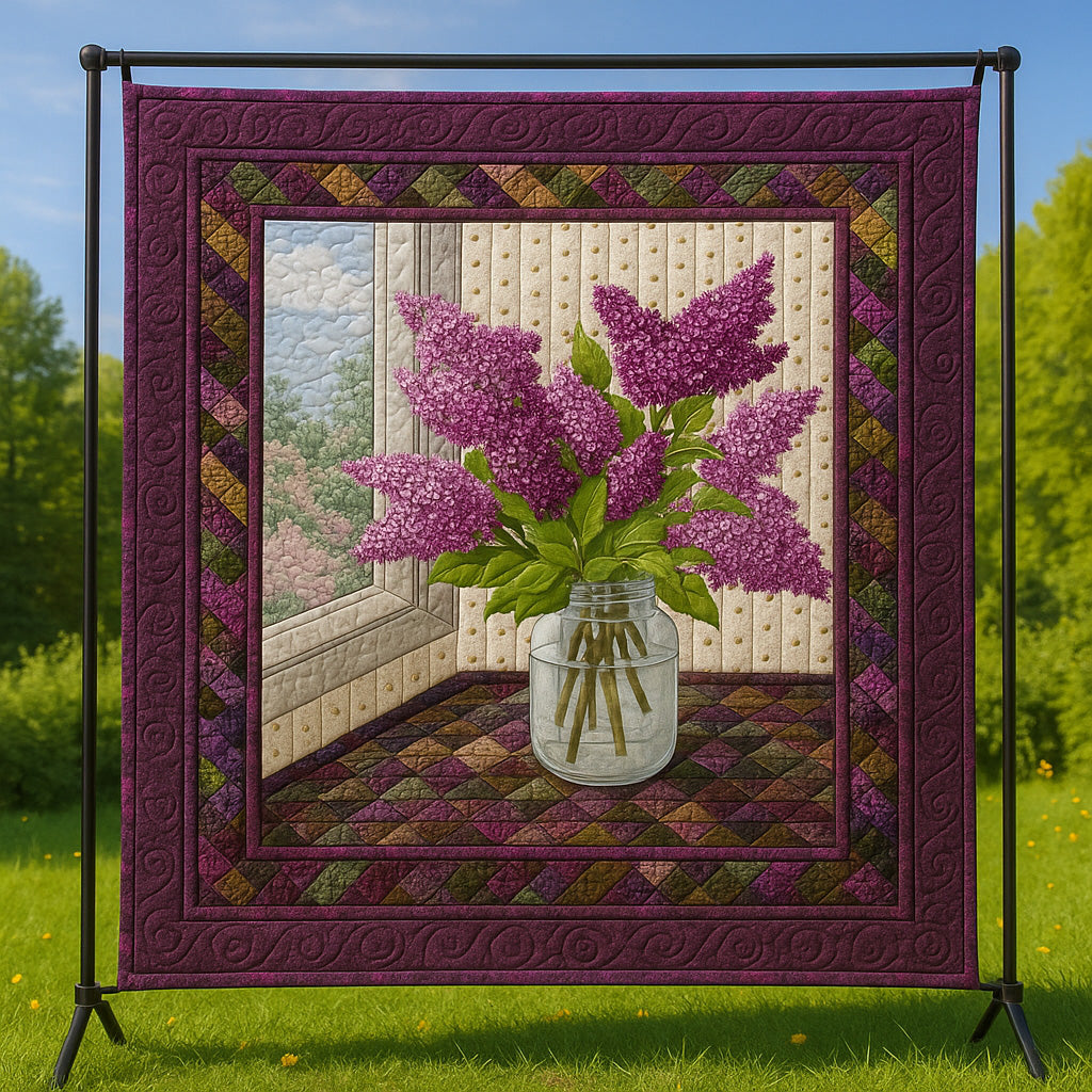 Floral Panel Quilted Blanket Couch Throw BlanketGood Family Gifts For Christmas