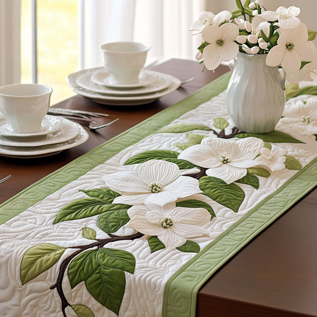 Floral Reverie Quilted Table Runner Floral Table Runner Great Family Gifts