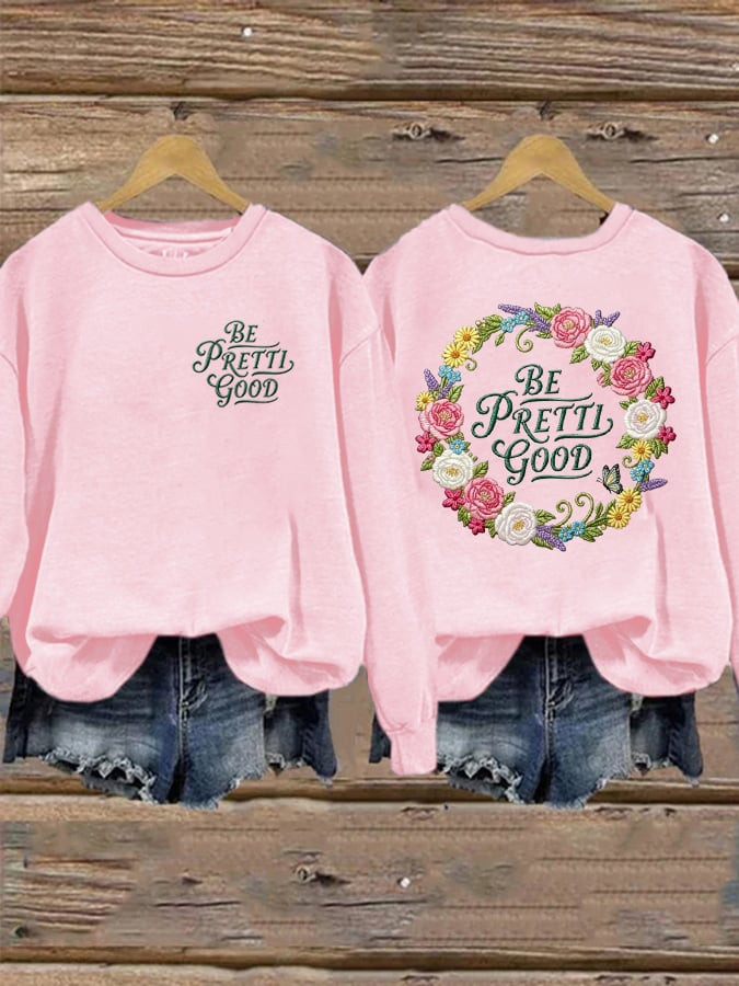 Florals Be Pretti Good Sweatshirt For Women I Stand With Minnesota Shirt FDT Sweatshirt Florals Be Pretti Good Sweatshirt For Women I Stand With Minnesota Shirt FDT Sweatshirt