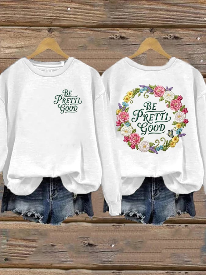 Florals Be Pretti Good Sweatshirt For Women I Stand With Minnesota Shirt FDT Sweatshirt Florals Be Pretti Good Sweatshirt For Women I Stand With Minnesota Shirt FDT Sweatshirt