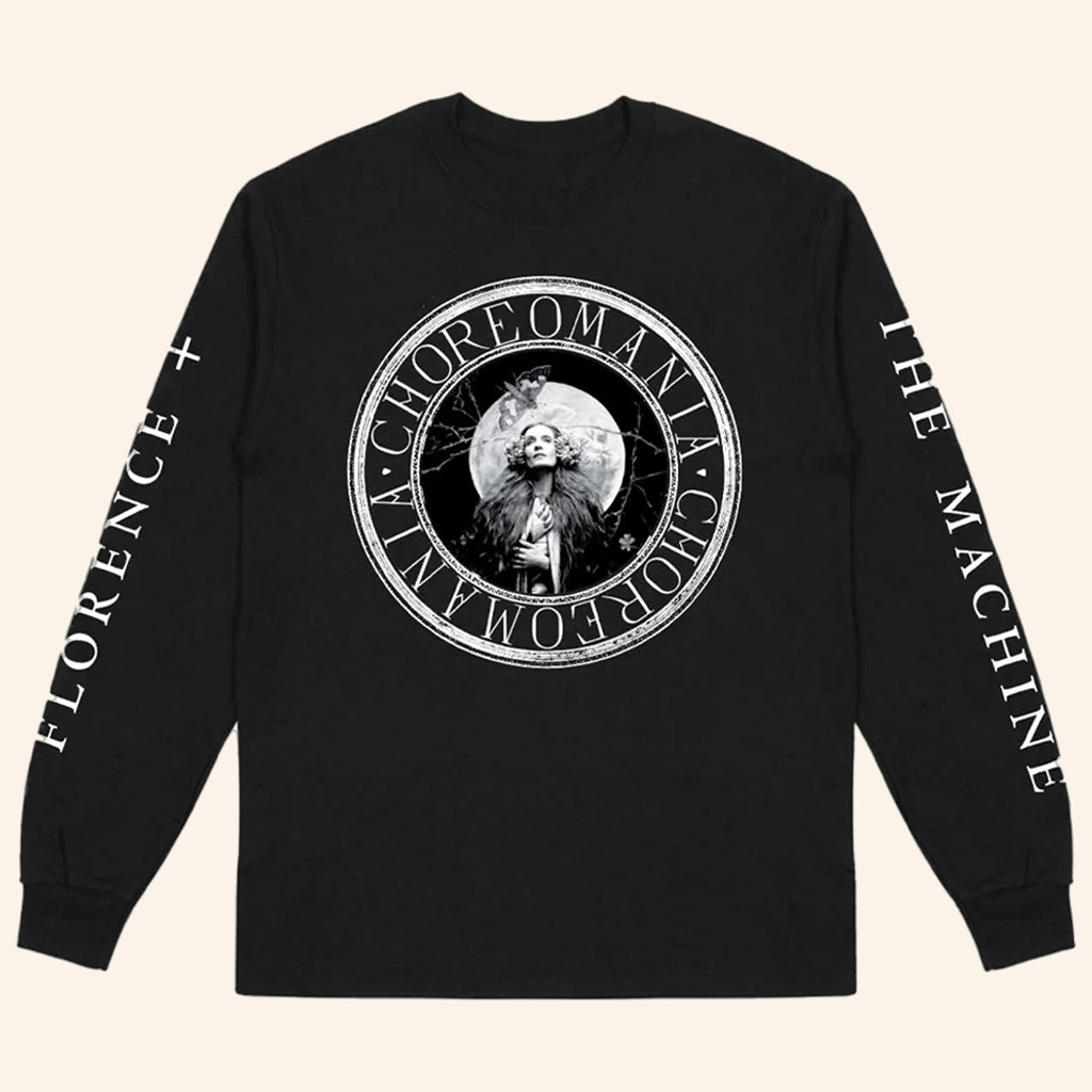 Florence And The Machine Merch Choreomania Black Long Sleeve T-Shirt Xmas Gifts For Mom Florence And The Machine Merch Choreomania Black Long Sleeve T-Shirt Xmas Gifts For Mom
