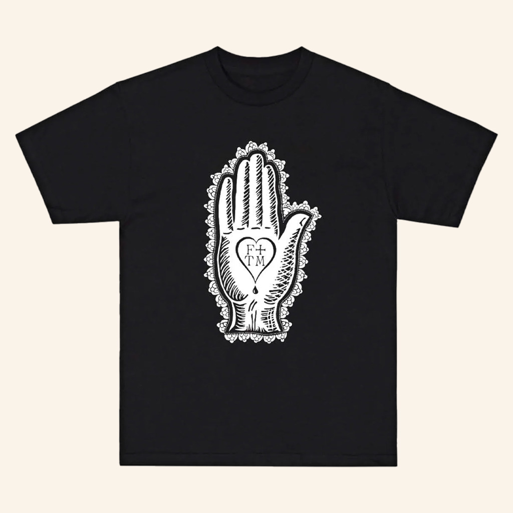 Florence And The Machine Merch FATM Hand Black Shirt Christmas Gifts For Rock Lovers
