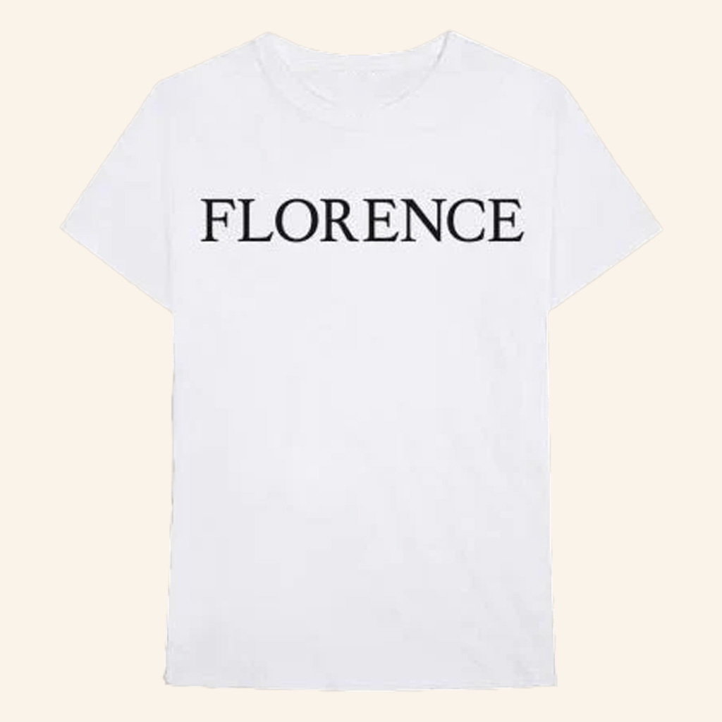 Florence And The Machine Merch Florence White T-Shirt Christmas Present Ideas For Rock Fans