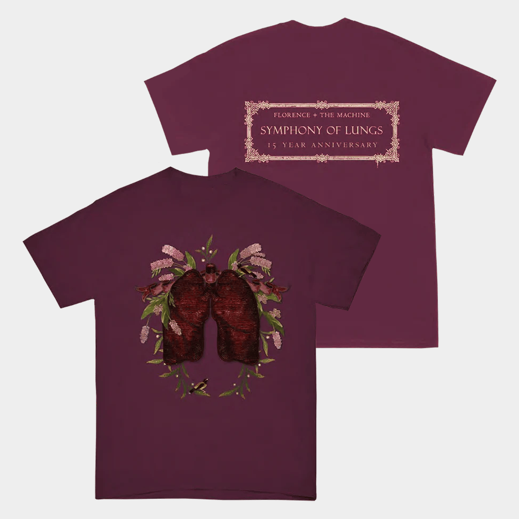Florence And The Machine Merch Symphony Of Lungs T-Shirt Gifts For Rock Band Fans