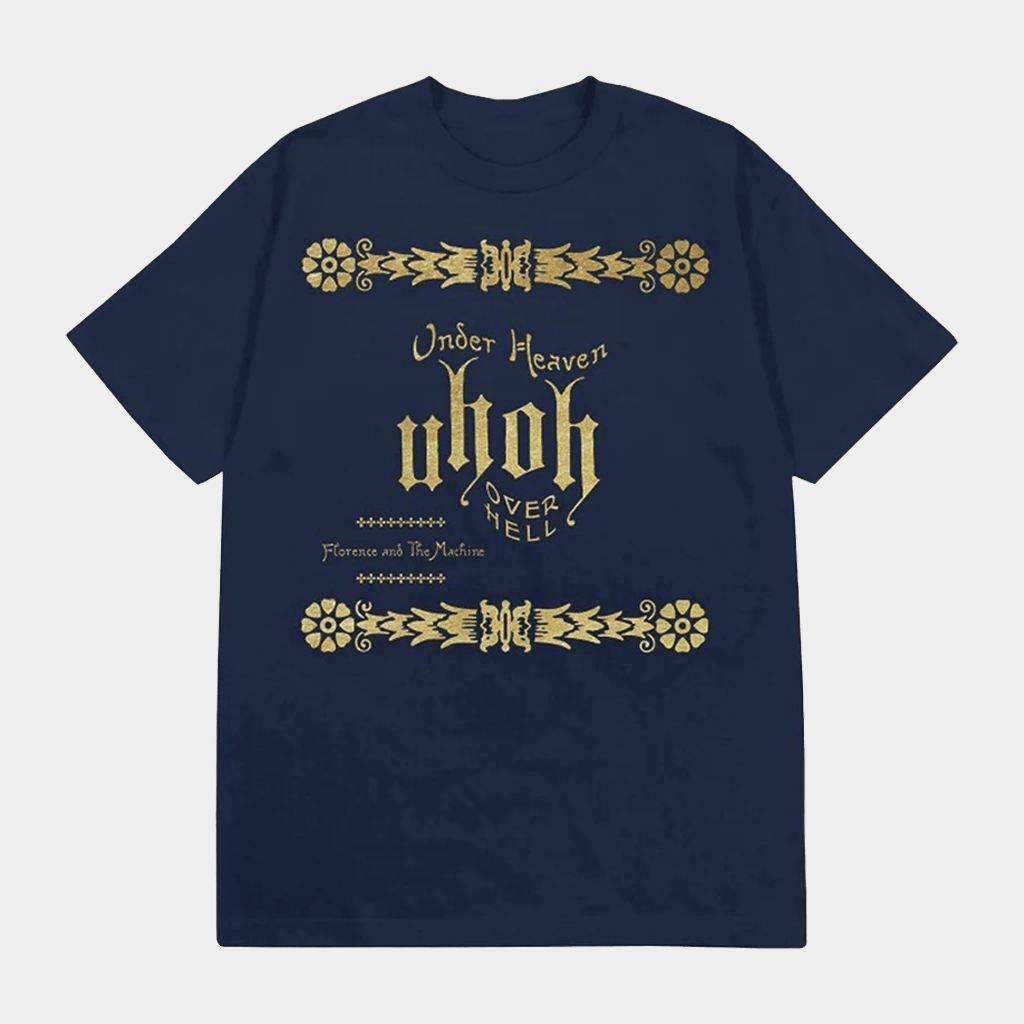 Florence And The Machine Merch Under Heaven Over Hell T-Shirt Gifts For Rock Lovers