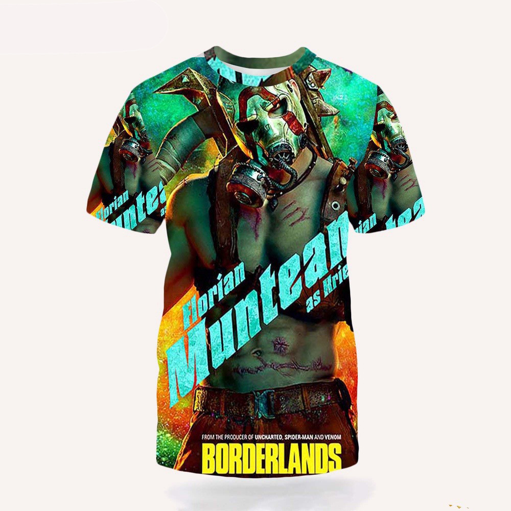 Florian Munteanu as Krieg in Borderlands Official Poster Shirt Fans Gift Ideas