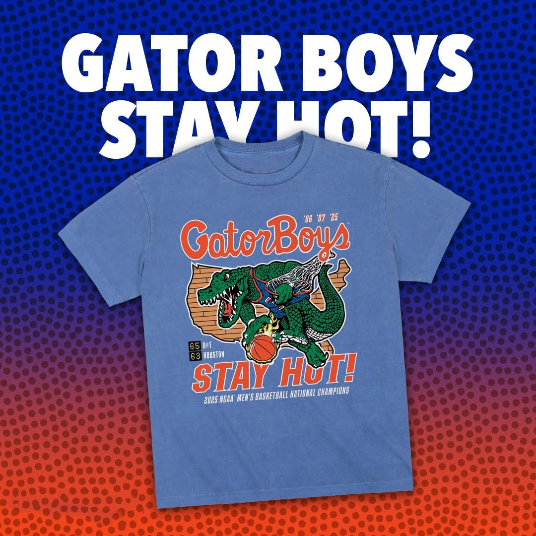 Florida Basketball 2025 Gator Boys Stay Hot T-Shirt Gift For Basketball Lover