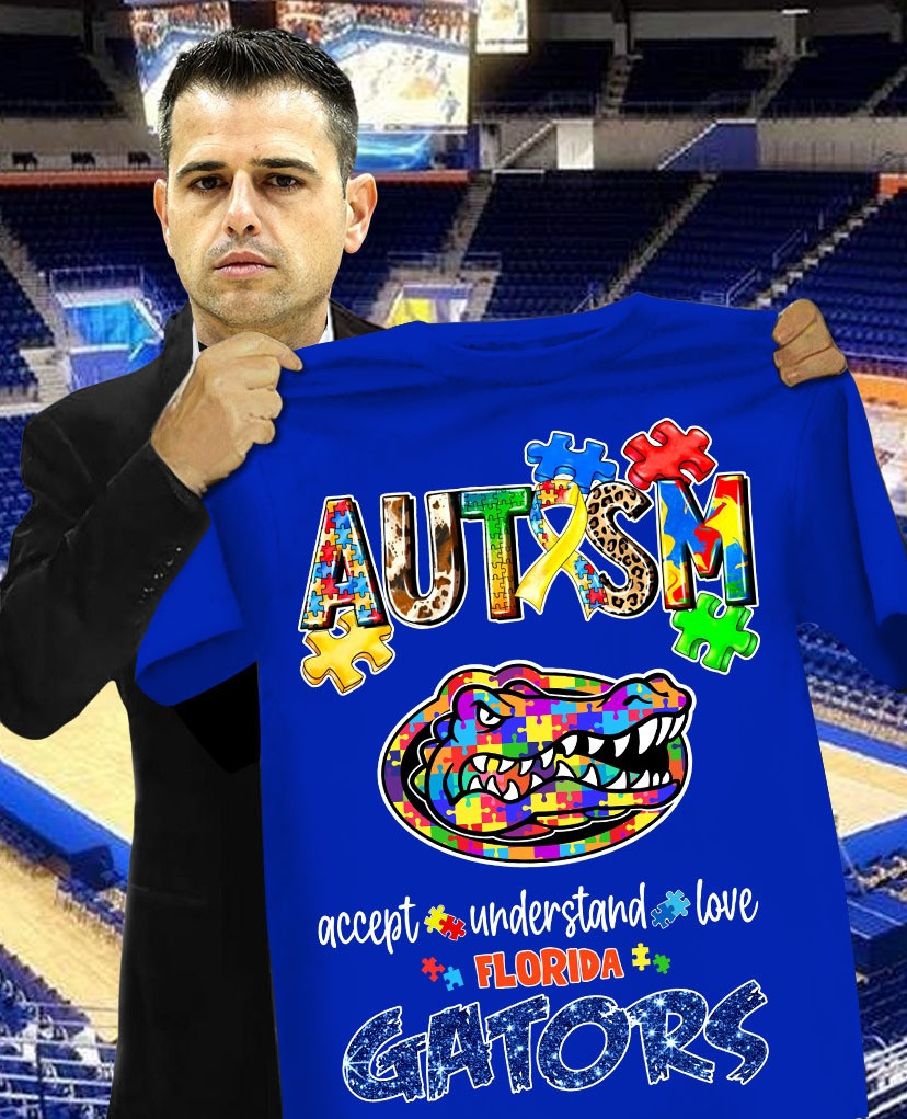 Florida Gators Autism Awareness T-Shirt Accept Understand Best Fan Gifts For Him Her