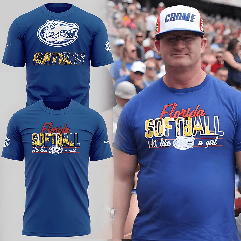 Florida Gators Hit Like A Girl Special T-Shirt Best Basketball Merch Gift For Dad