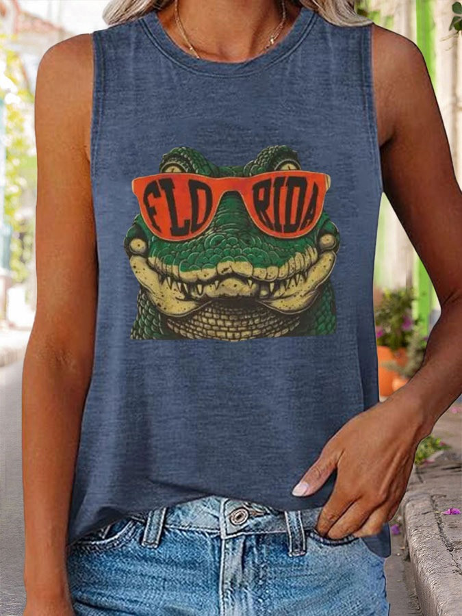 Florida Gators Nation Women'S Tank Top Fan Merch Apparel Football Lover Gifts For Her