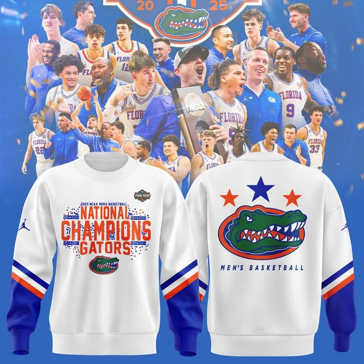 Florida Gators National Champions 2025 Sweatshirt Men's Gators Championship Merch Apparel