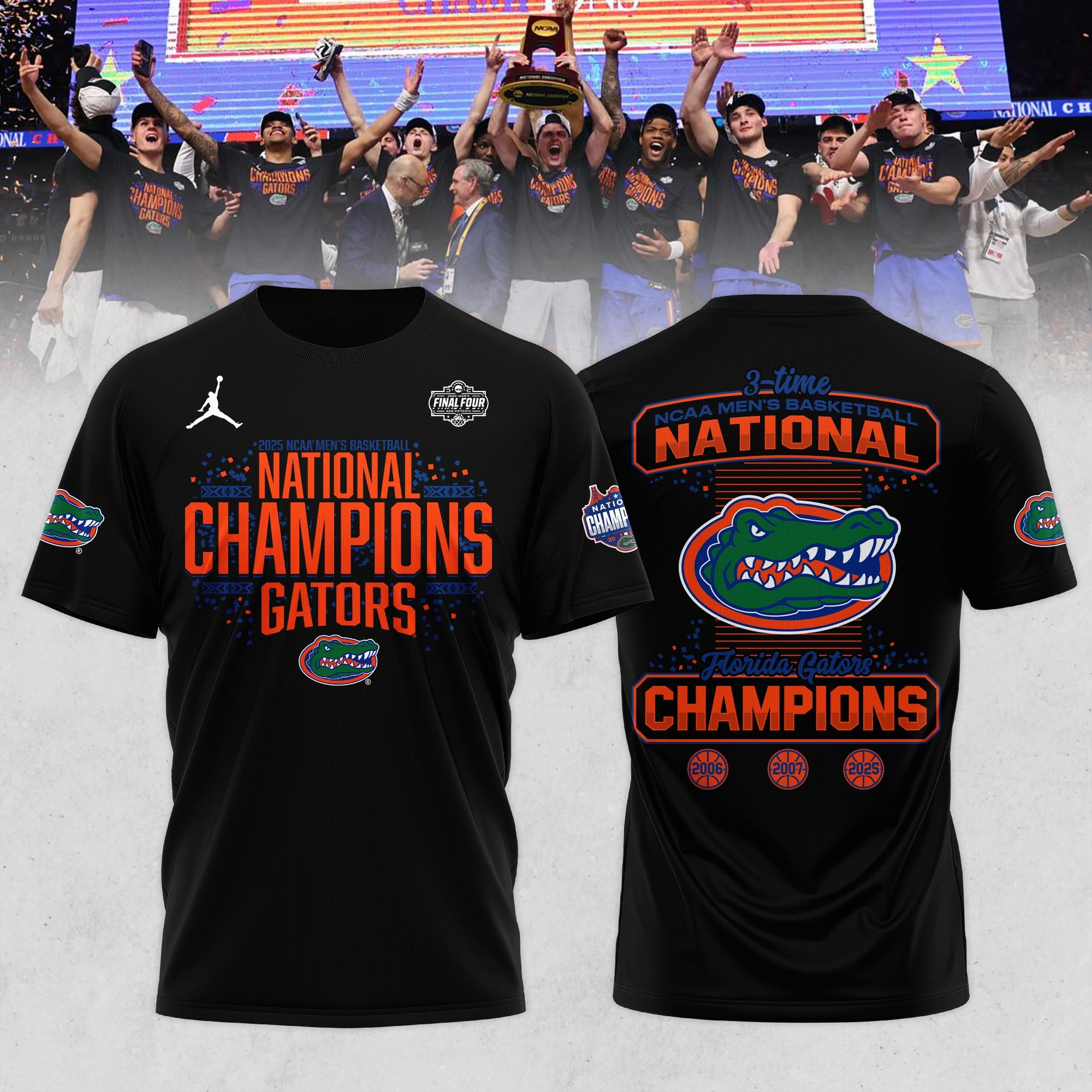 Florida Gators National Champions 2025 T-Shirt Men's Basketball Championship Good Gifts