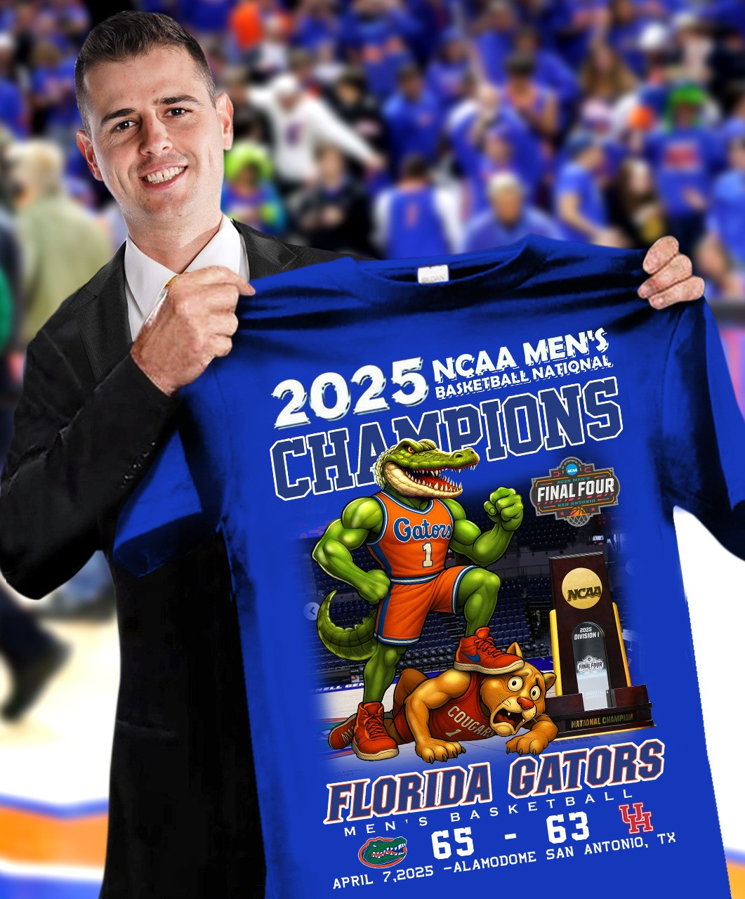 Florida Gators National Champions 2025 T-Shirt Men's Basketball Fan Great Merch Apparel